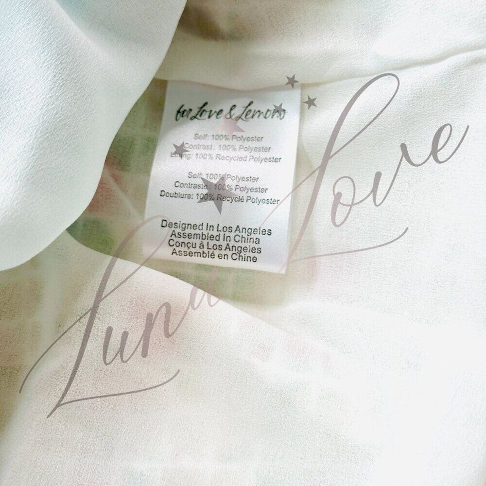 FOR LOVE & LEMONS Elula Maxi Patchwork Floral Dress NWT - Picture 8 of 13